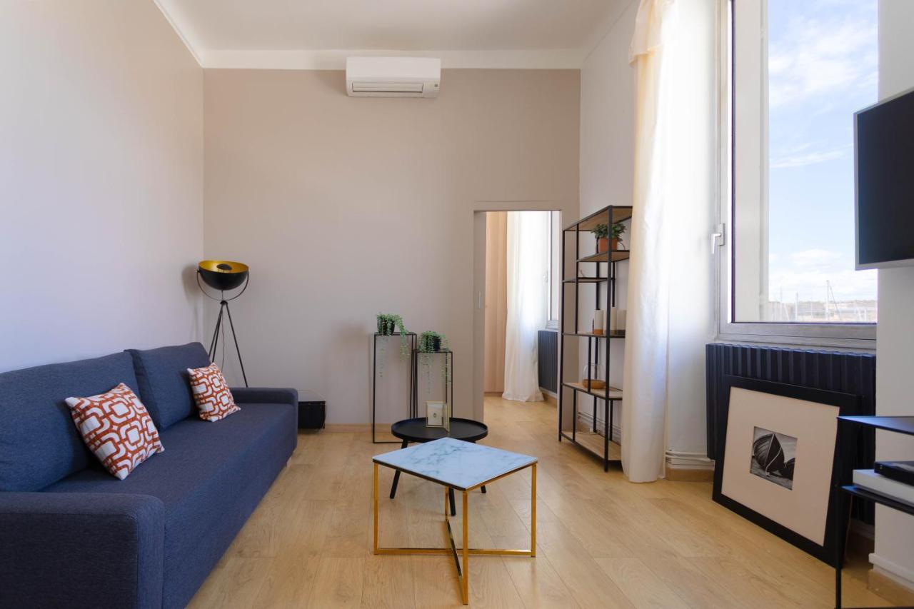 Le Rive Neuve Standing Vieux-Port - Appartement 1 Chambre 4 Pers Vue Mer Clim Marseille Ngoại thất bức ảnh