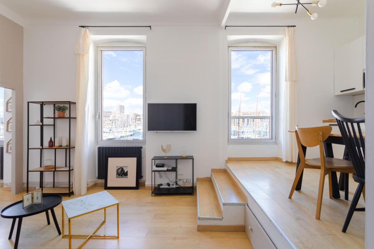 Le Rive Neuve Standing Vieux-Port - Appartement 1 Chambre 4 Pers Vue Mer Clim Marseille Ngoại thất bức ảnh