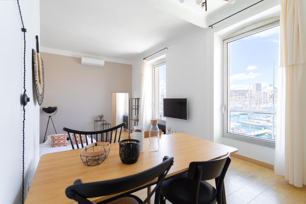 Le Rive Neuve Standing Vieux-Port - Appartement 1 Chambre 4 Pers Vue Mer Clim Marseille Ngoại thất bức ảnh